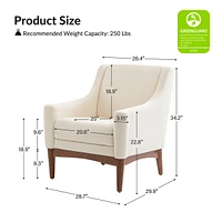 Fabric Accent Chair for Living Room Bedroom