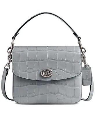 Coach Embossed Croc Leather Cassie Crossbody 19