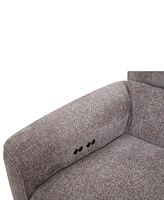 Deklyn 129" 6-Pc. Zero Gravity Fabric Sectional with 2 Power Recliners & 1 Console, Created for Macy's