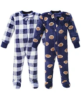 Hudson Baby Boys Plush Sleep and Play one piece