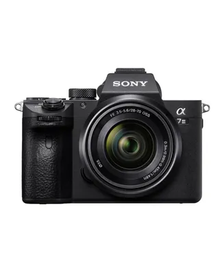 Sony Alpha a7 Iii 24.2MP Full Frame Mirrorless Digital Camera with 28-70mm Lens