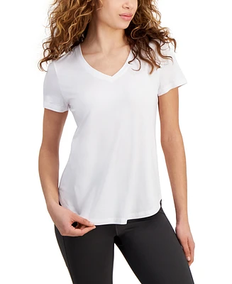 Id Ideology Women's V-Neck Performance T-Shirt, Created for Macy's