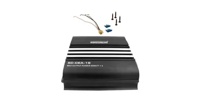 5 Core Car Amplifier 1 Piece 2 Channel Amplifiers Mosfet Power Supply 1800W Peak Power Premium Amp for Car Home Garage - Cea-16