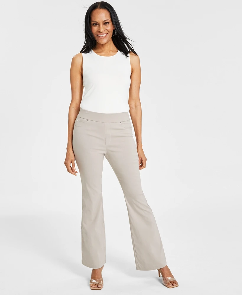 I.n.c. International Concepts Petite High-Rise Flare Pants