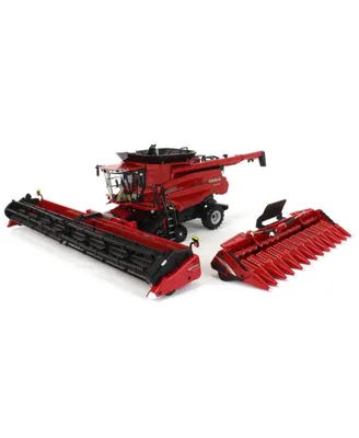 Ertl 1/32 Case Ih Afs Connect Tracked Combine with Corn & Grain Heads, Prestige Collection