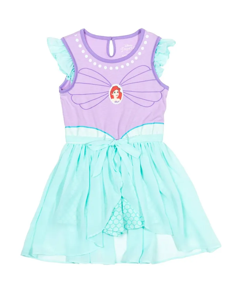 Disney Princess Girls Romper With Skirt Overlay Toddler |Child