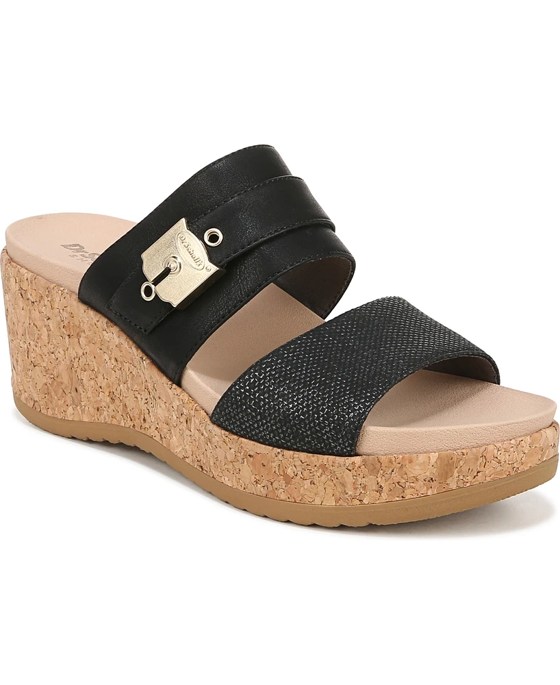 Dr. Scholl's Women's Cali Vibe Slide Wedge Sandals