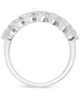 Diamond Seven Stone Band (1 ct. t.w.) in 14k White Gold