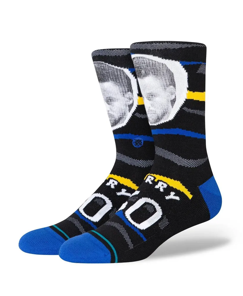 Men's Stance Stephen Curry Golden State Warriors Player Paint Crew Socks