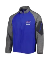 Men's Dunbrooke Royal Buffalo Bills Hurricane Raglan Full-Zip Windbreaker Jacket