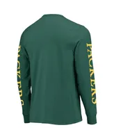 Men's Green Bay Packers '47 Brand Green Franklin Long Sleeve T-shirt