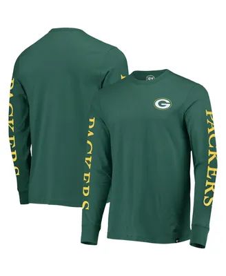 Men's Green Bay Packers '47 Brand Green Franklin Long Sleeve T-shirt