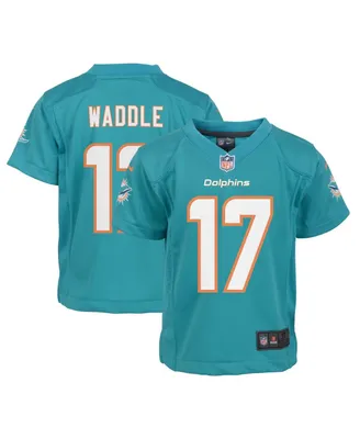 Infant Boys and Girls Nike Jaylen Waddle Aqua Miami Dolphins Player Game Jersey