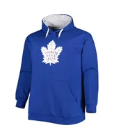 Men's Royal Toronto Maple Leafs Big and Tall Fleece Pullover Hoodie