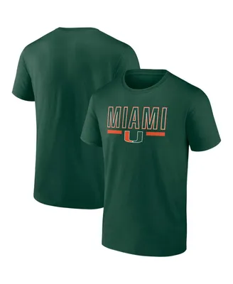 Men's Profile Green Miami Hurricanes Big and Tall Team T-shirt