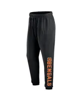 Men's Fanatics Black Cincinnati Bengals Big and Tall Chop Block Lounge Pants