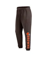 Men's Fanatics Brown Cleveland Browns Big and Tall Chop Block Lounge Pants