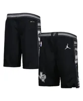 Big Boys Jordan Black San Antonio Spurs Statement Edition Swingman Performance Shorts