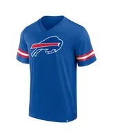 Men's Fanatics Royal Buffalo Bills Jersey Tackle V-Neck T-shirt