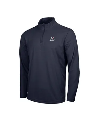 Men's Nike Navy Virginia Cavaliers Intensity Performance Quarter-Zip Top