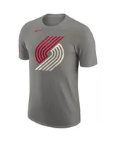 Men's Nike Charcoal Portland Trail Blazers 2023/24 City Edition Essential Warm up T-shirt