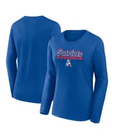 Women's Fanatics Royal New England Patriots Next Long Sleeve T-shirt