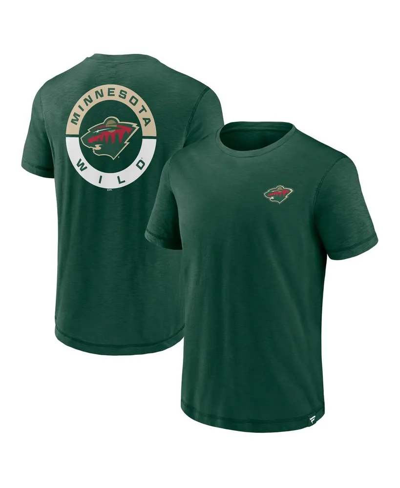 Men's Fanatics Green Minnesota Wild High Stick T-shirt