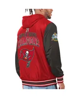 Men's G-iii Sports by Carl Banks Red, Pewter Tampa Bay Buccaneers Commemorative Reversible Full-Zip Jacket