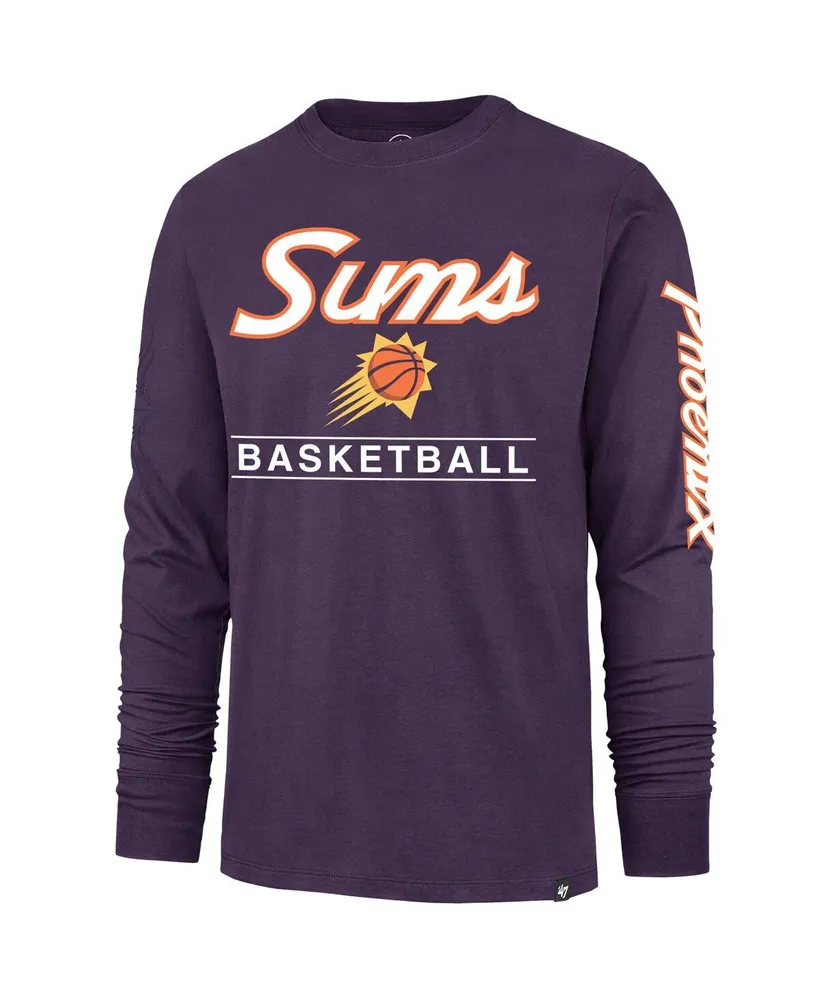 Men's '47 Brand Purple Phoenix Suns 2023/24 City Edition Triplet Franklin Long Sleeve T-shirt
