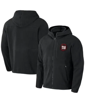 Men's Nfl x Darius Rucker Collection by Fanatics Black New York Giants Sherpa Full-Zip Hoodie