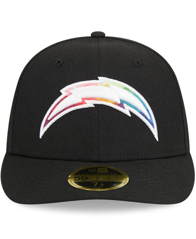 Men's New Era Black Los Angeles Chargers 2023 Nfl Crucial Catch Low Profile 59FIFTY Fitted Hat