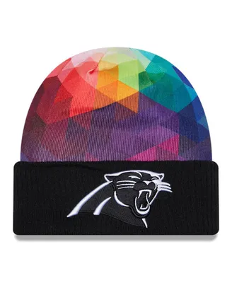Men's New Era Black Carolina Panthers 2023 Nfl Crucial Catch Cuffed Knit Hat