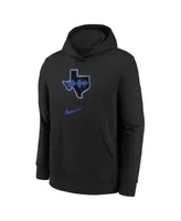 Big Boys Nike Black Distressed Dallas Mavericks 2023/24 City Edition Essential Pullover Hoodie