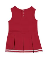 Girls Infant Colosseum Crimson Oklahoma Sooners Time For Recess Cheer Dress