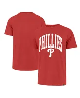 Men's '47 Brand Red Philadelphia Phillies Win Franklin T-shirt