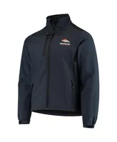 Men's Dunbrooke Navy Denver Broncos Circle Softshell Fleece Full-Zip Jacket