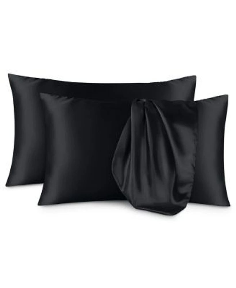 Bare Home Satin Pillowcase Set