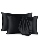 Bare Home Satin Pillowcase Set