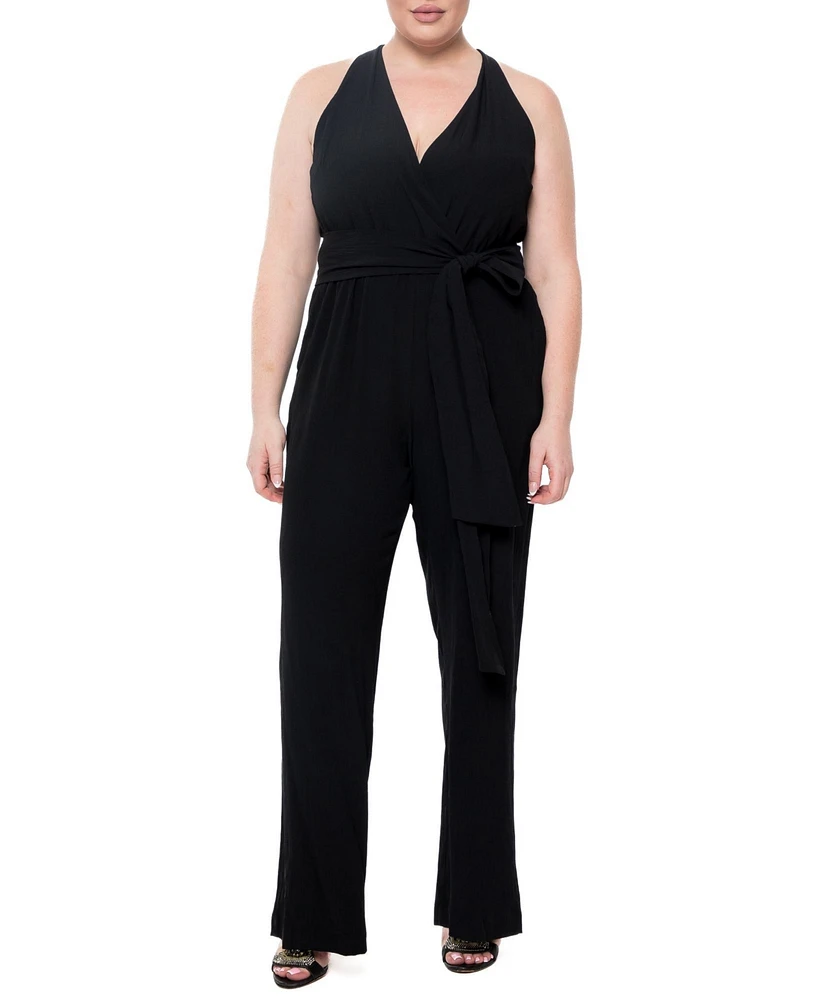 Meghan Los Angeles Plus Disco Jumpsuit