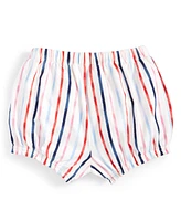 First Impressions Baby Girls Paint Stripe Bloomer Shorts, Created for Macy's