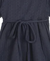 Rare Editions Toddler Girls Bell Sleeve Knit Dress