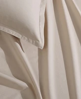 Calvin Klein Naturals Solid Cotton Tencel 3 Piece Duvet Cover Set