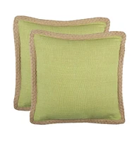 Safavieh Sweet Sorona 18" x 18" Pillow (Set of 2)