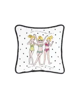 C&F Home Just Want To Have Fun Embroidered Small Petite Throw Pillow