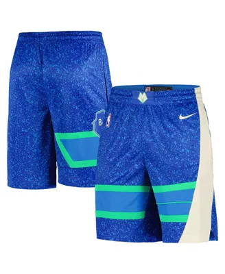 Men's Nike Royal Milwaukee Bucks 2023/24 City Edition Swingman Shorts