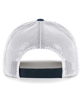 Big Boys '47 Brand Navy, White Seattle Seahawks Scramble Adjustable Trucker Hat