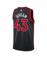 Men's and Women's Jordan Pascal Siakam Black Toronto Raptors Swingman Jersey - Statement Edition