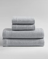 Calvin Klein Modern Melange Cotton Tencel Jersey 4-Pc. Sheet Set