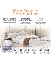 Cheer Collection Plush Rayon from Bamboo Mattress Topper