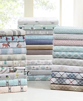 Sleep Philosophy Cozy Printed Cotton Flannel 3-pc. Sheet Set